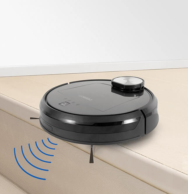 siurblys robotas Deebot R95 jutikliai