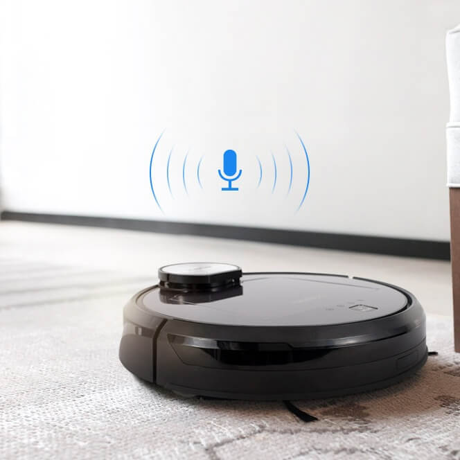 siurblys robotas Deebot R95 pranešimai balsu