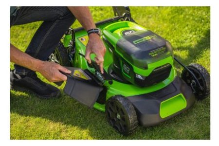 Greenworks SAVAEIGĖ VEJAPJOVĖ 60V 46cm gd60lm46spk4 (su 4Ah akumuliatoriumi ir krovikliu) - Image 3