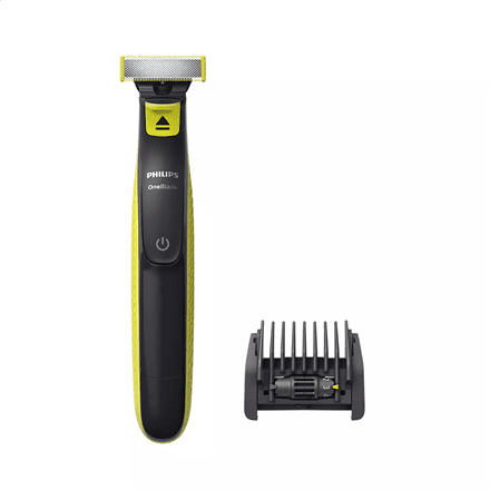 3529153 Philips OneBlade Shaver/Trimmer, Face QP2721/20 Operating time (max) 45 min, Wet & Dry, NiMH, Black/Yellow - Image 1