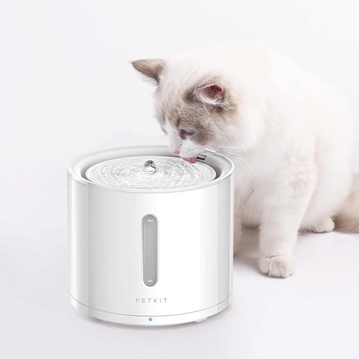 51sq4gi8u5L._AC_SL1200_ PETKIT Fountain CT-W2 Eversweet Solo 2 Capacity 2 L, Filtering, Material ABS/Silicon, White - Image 1