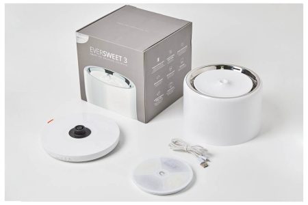 Vandens fontanėlis EVERSWEET 3 Smart Drinking Fountain Baltas - Image 2