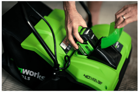 Greenworks vejos aeratorius G40DT35 be akumuliatoriaus ir kroviklio - Image 5