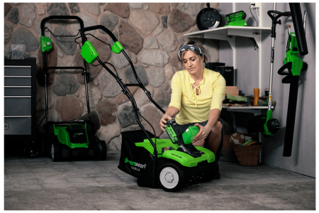 Greenworks vejos aeratorius G40DT35 be akumuliatoriaus ir kroviklio - Image 3