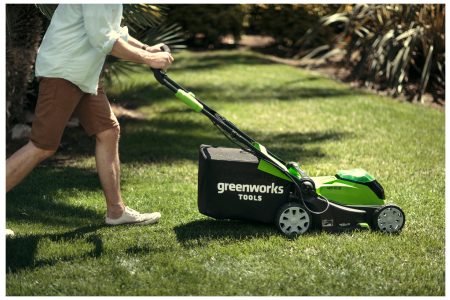 Greenworks Vejapjovė 41cm 40V su 4Ah akumuliatoriumi G40LM41K4 - Image 2