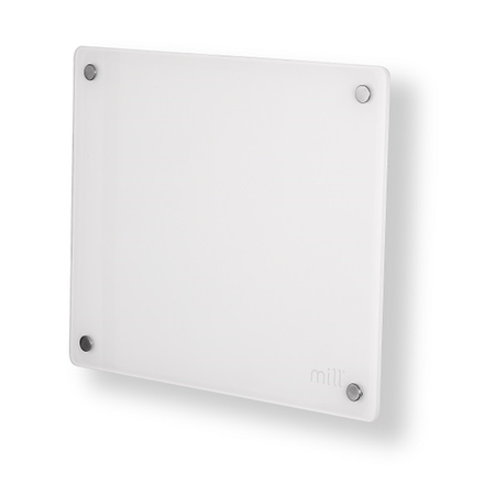 Mill Heater MB250 Glass Panel Heater, 250 W, Number of power levels 1, Suitable for rooms up to 2-5  m², White