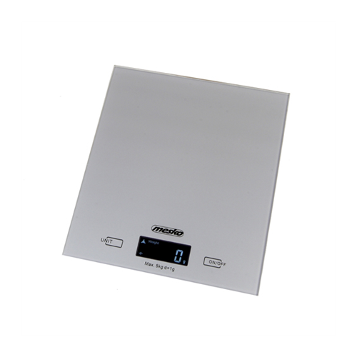 Mesko Kitchen Scales MS 3145 Maximum weight (capacity) 5 kg, Graduation 1 g, Silver, Warranty 24 month(s)