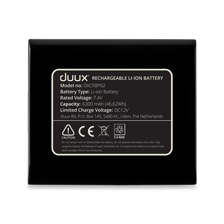 Duux Dock & Battery Pack for Whisper Flex 6300 mAh  Whisper Flex (DXCF10/11/12/13), Whisper Flex Ultimate (DXCF14/15), Black