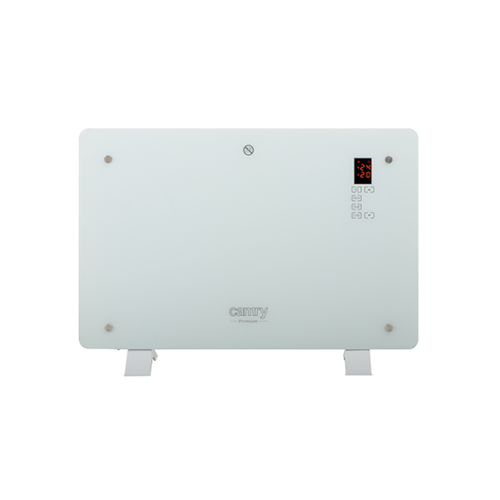 Camry CR 7721 Convection glass heater LCD with remote control, 1500 W, Number of power levels 2, White