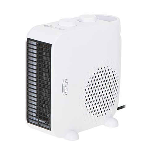 Adler Heater AD 7725w Fan heater, 2000 W, Number of power levels 2, White