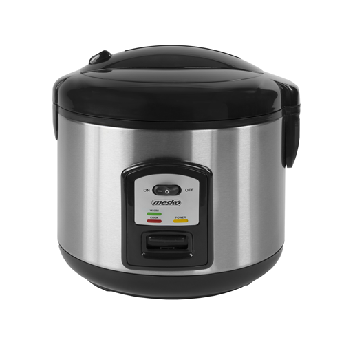 Mesko Rice cooker MS 6411 1000 W, 1.5 L, Black/Stainless steel