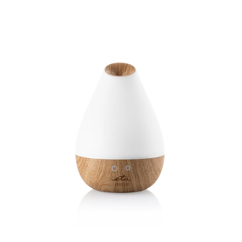 ETA Humidifier Aura ETA763490000 Water tank capacity 1.3 L, Suitable for rooms up to 30 m², Ultrasonic, White/Wood