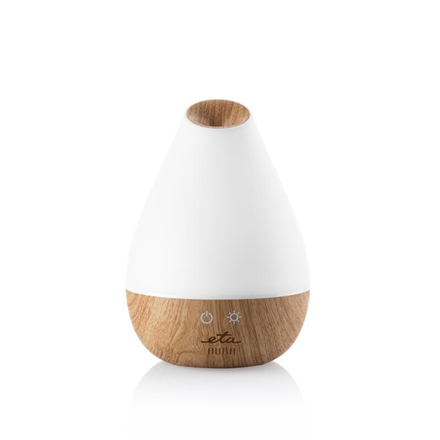 ETA Humidifier Aura ETA763490000 Water tank capacity 1.3 L, Suitable for rooms up to 30 m², Ultrasonic, White/Wood