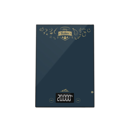 ETA Kitchen scale ETA477790000 Farmer Maximum weight (capacity) 20 kg, Graduation 1 g, Display type LCD, Black