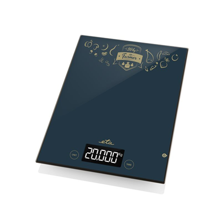 ETA Kitchen scale ETA477790000 Farmer Maximum weight (capacity) 20 kg, Graduation 1 g, Display type LCD, Black