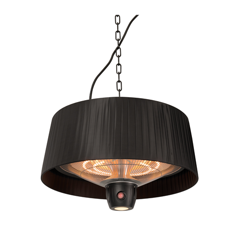 SUNRED Heater ARTIX C-HB, Compact Bright Hanging Infrared, 1500 W, Black, IP24