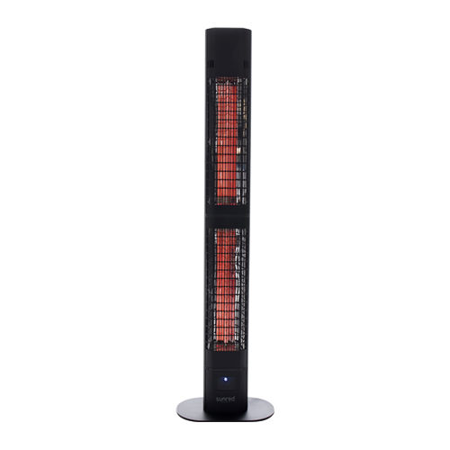 SUNRED Heater RD-DARK-3000L, Valencia Dark Lounge Infrared, 3000 W, Black, IP55