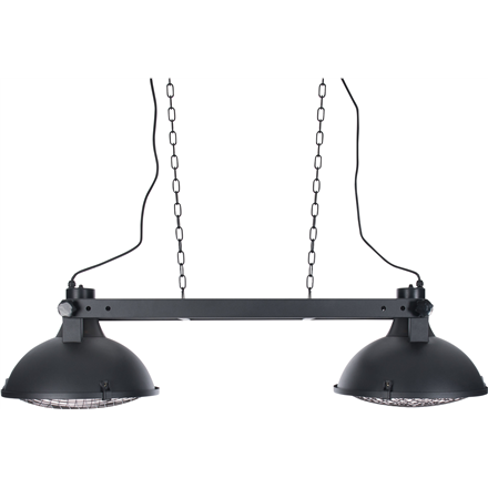 SUNRED Heater IND-3000H, Indus II Bright Hanging Infrared, 3000 W, Black, IP44