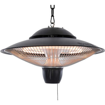 SUNRED Heater BAR-1500H, Barcelona Bright Hanging Infrared, 1500 W, Black, IP24