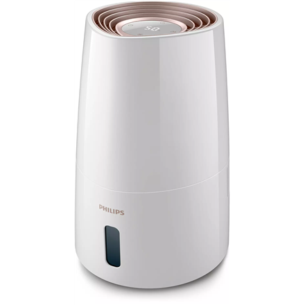 e02322594817a86d607cec8a439b4c9a.png Philips HU3916/10 Humidifier, 25 W, Water tank capacity 3 L, Suitable for rooms up to 45 m², NanoCloud technology, Humidification capacity 300 ml/hr, White/Rose gold