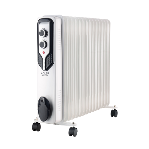 Adler Oil-Filled Radiator AD 7819	 2500 W, Number of power levels 3, White