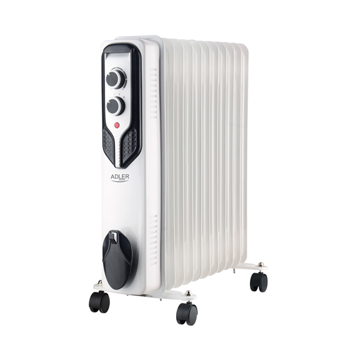 Adler Oil-Filled Radiator AD 7817	 2500 W, Number of power levels 3, White