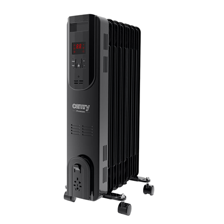 Camry Oil-Filled Radiator with Remote Control CR 7812 1500 W, Number of power levels 3, Black