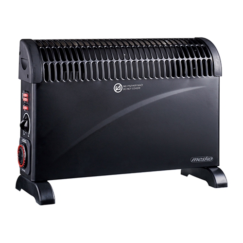 Mesko Convector Heater with Timer and Turbo Fan  MS 7741b Convection Heater, 2000 W, Number of power levels 3, Black