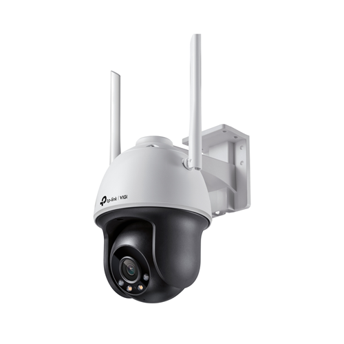 TP-LINK VIGI 4MP Outdoor Full-Color Wi-Fi Pan Tilt Network Camera VIGI C540-W Dome, 4 mm, IP66, H.265+/H.265/H.264+/H.264,  MicroSD