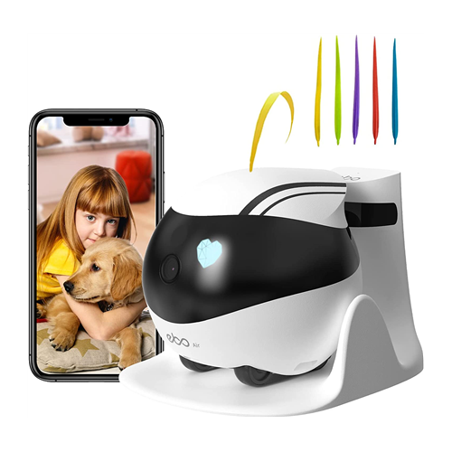Enabot EBO AIR Robot IP Camera N/A MP, N/A, 16GB external memory, support 256GB at maximum, White