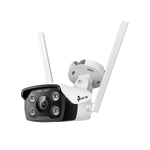 TP-LINK VIGI 4MP Outdoor Full-Color Wi-Fi Network Camera VIGI C340-W Bullet, 4 MP, 4 mm, IP66, H.265+/H.265/H.264+/H.264,  MicroSD
