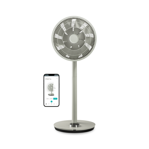 Duux Fan Whisper Flex Smart Diameter 34 cm, Sage, Number of speeds 26, 3-29 W, Oscillation