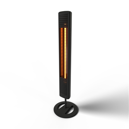 Mill Outdoor Heater OH2000ULGPFLOOR 2000 W, Black, IP65