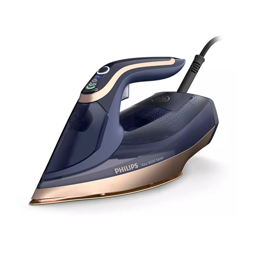 Philips DST8050/20 Azur Steam Iron, 3000 W, Water tank capacity 350 ml, Continuous steam 85 g/min, Blue