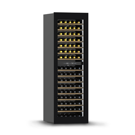 Caso Wine Cooler WineDeluxe WD 96 Energy efficiency class G, Built-in, Bottles capacity 96, Black