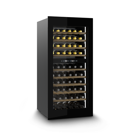 Caso Wine Cooler WineDeluxe WD 60 Energy efficiency class F, Built-in, Bottles capacity 60, Black