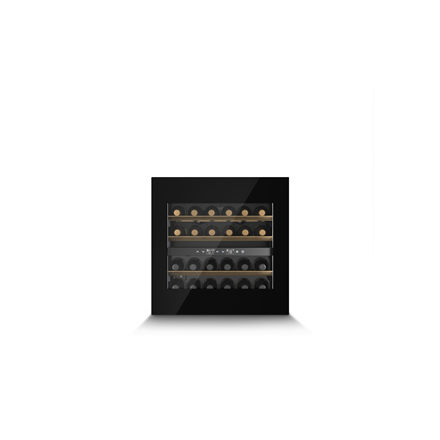 Caso Wine Cooler WineDeluxe WD 24 Energy efficiency class F, Built-in, Bottles capacity 24, Black