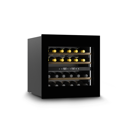 Caso Wine Cooler WineDeluxe WD 24 Energy efficiency class F, Built-in, Bottles capacity 24, Black
