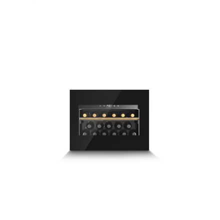 Caso Wine Cooler WineDeluxe WD 17 Energy efficiency class G, Built-in, Bottles capacity 17, Black