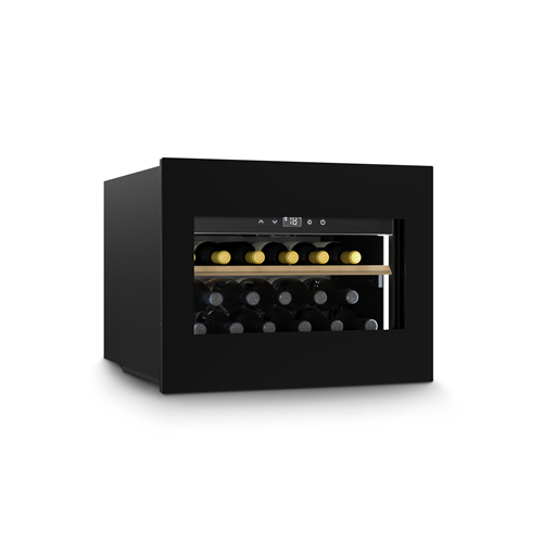 Caso Wine Cooler WineDeluxe WD 17 Energy efficiency class G, Built-in, Bottles capacity 17, Black