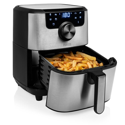 Princess Digital Aerofryer Deluxe 182033 Power 1500 W, Capacity 4.5 L, Black/Stainless Steel