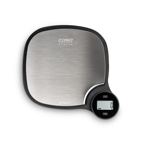 Caso Kitchen EcoMaster Scales Maximum weight (capacity) 5 kg, Graduation 1 g, Stainless Steel