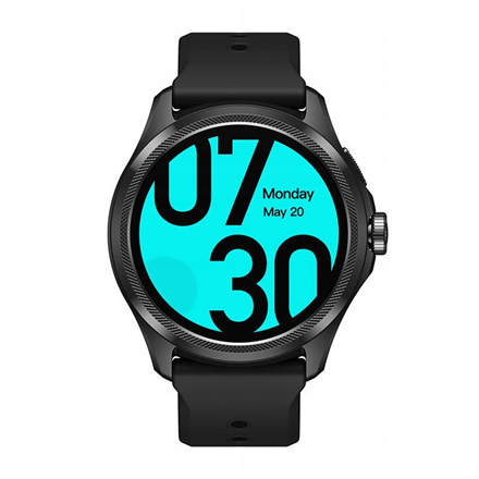 TicWatch Pro 5 GPS Obsidian Elite Edition 1.43", Smart watch, NFC, GPS (satellite), OLED, Touchscreen, Heart rate monitor, Activity monitoring 24/7, Waterproof, Bluetooth, Wi-Fi, Black