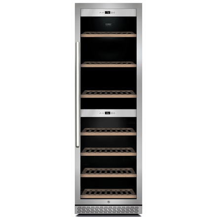 Caso Wine cooler WineChef Pro 180 Energy efficiency class G Free standing Bottles capacity 180 bottles Cooling type Compressor technology Stainless steel