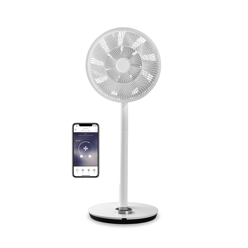 Duux Smart Fan Whisper Flex Stand Fan Timer Number of speeds 26 3-27 W Oscillation Diameter 34 cm White