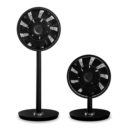 Duux Smart Fan Whisper Flex Stand Fan Timer Number of speeds 26 3-27 W Oscillation Diameter 34 cm Black