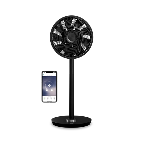 Duux Smart Fan Whisper Flex Stand Fan Timer Number of speeds 26 3-27 W Oscillation Diameter 34 cm Black