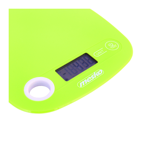 Mesko Kitchen scale MS 3159g Maximum weight (capacity) 5 kg Graduation 1 g Display type LCD Green