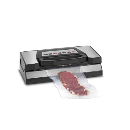 Caso Bar Vacuum sealer VR 690 advanced Power 130 W Temperature control Black/Stainless steel