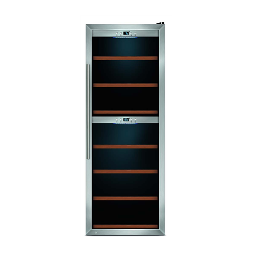 Caso Wine cooler WineComfort 126 Energy efficiency class G Free standing Bottles capacity Up to 126 bottles Cooling type Compressor technology Stainless steel